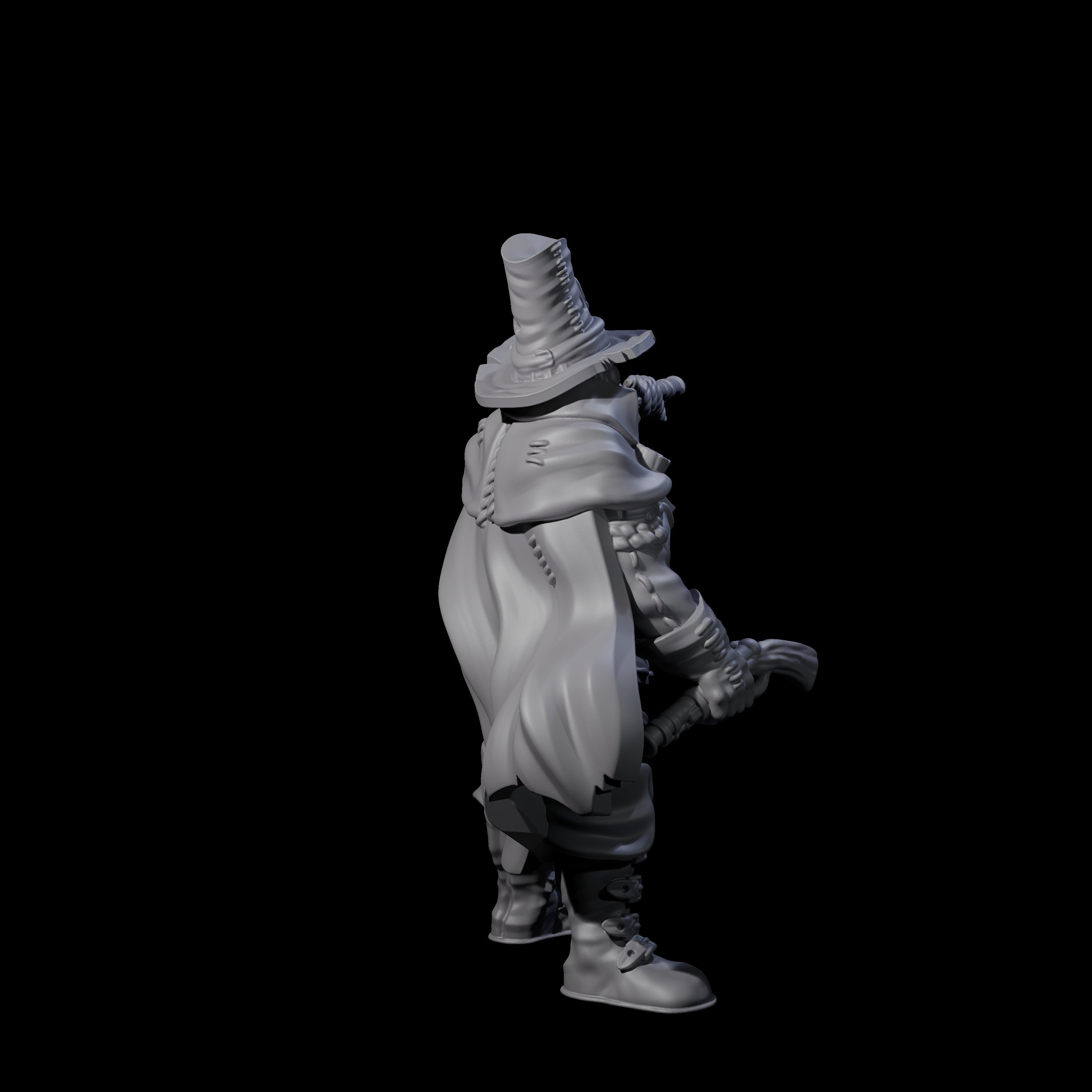 Inquisition Hunter B Miniature for Dungeons and Dragons, Pathfinder or other TTRPGs