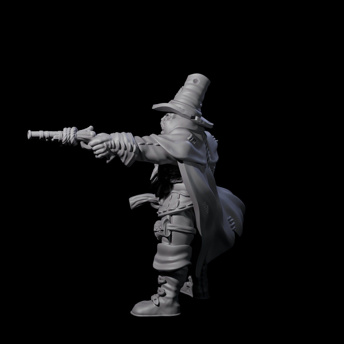 Inquisition Hunter B Miniature for Dungeons and Dragons, Pathfinder or other TTRPGs