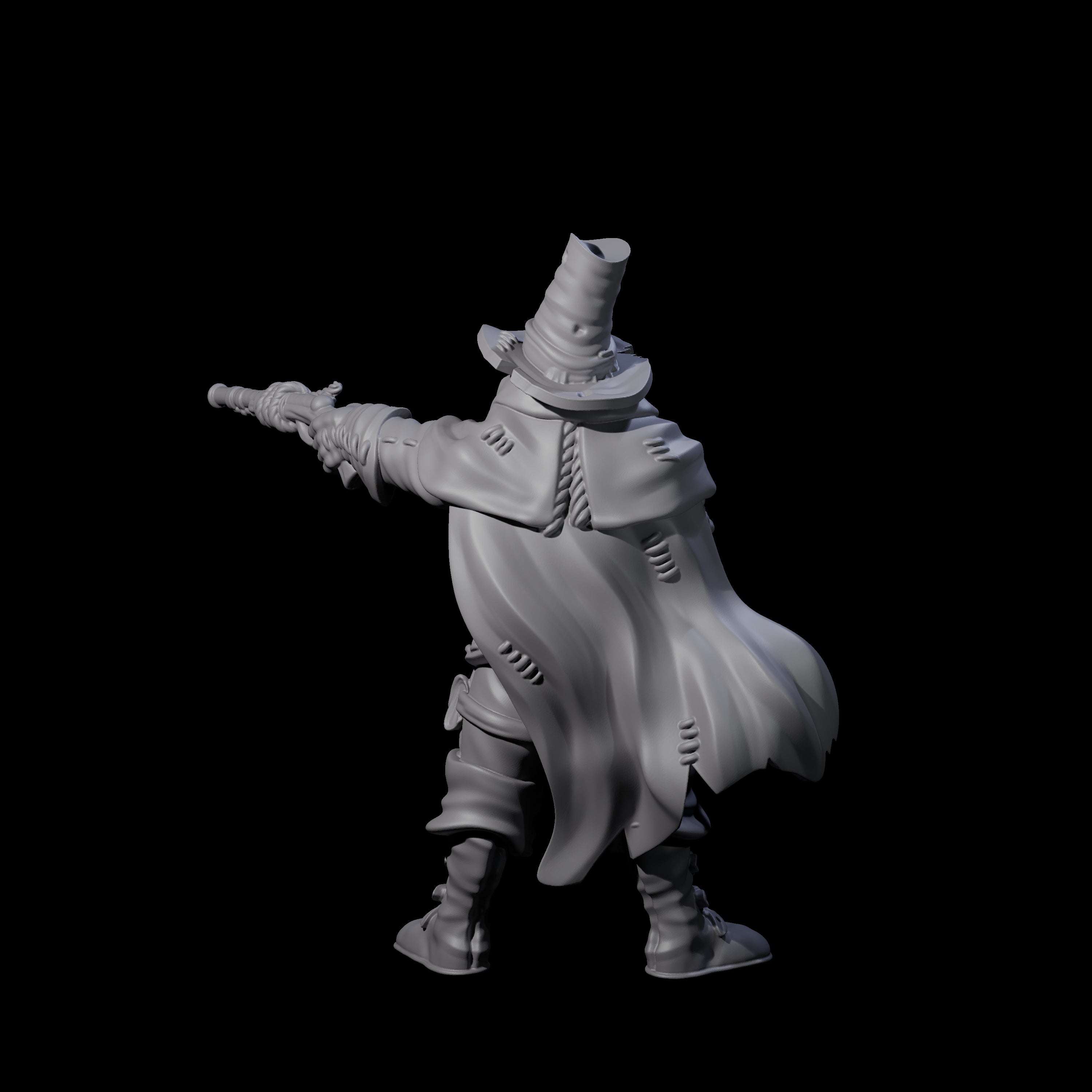 Inquisition Hunter B Miniature for Dungeons and Dragons, Pathfinder or other TTRPGs