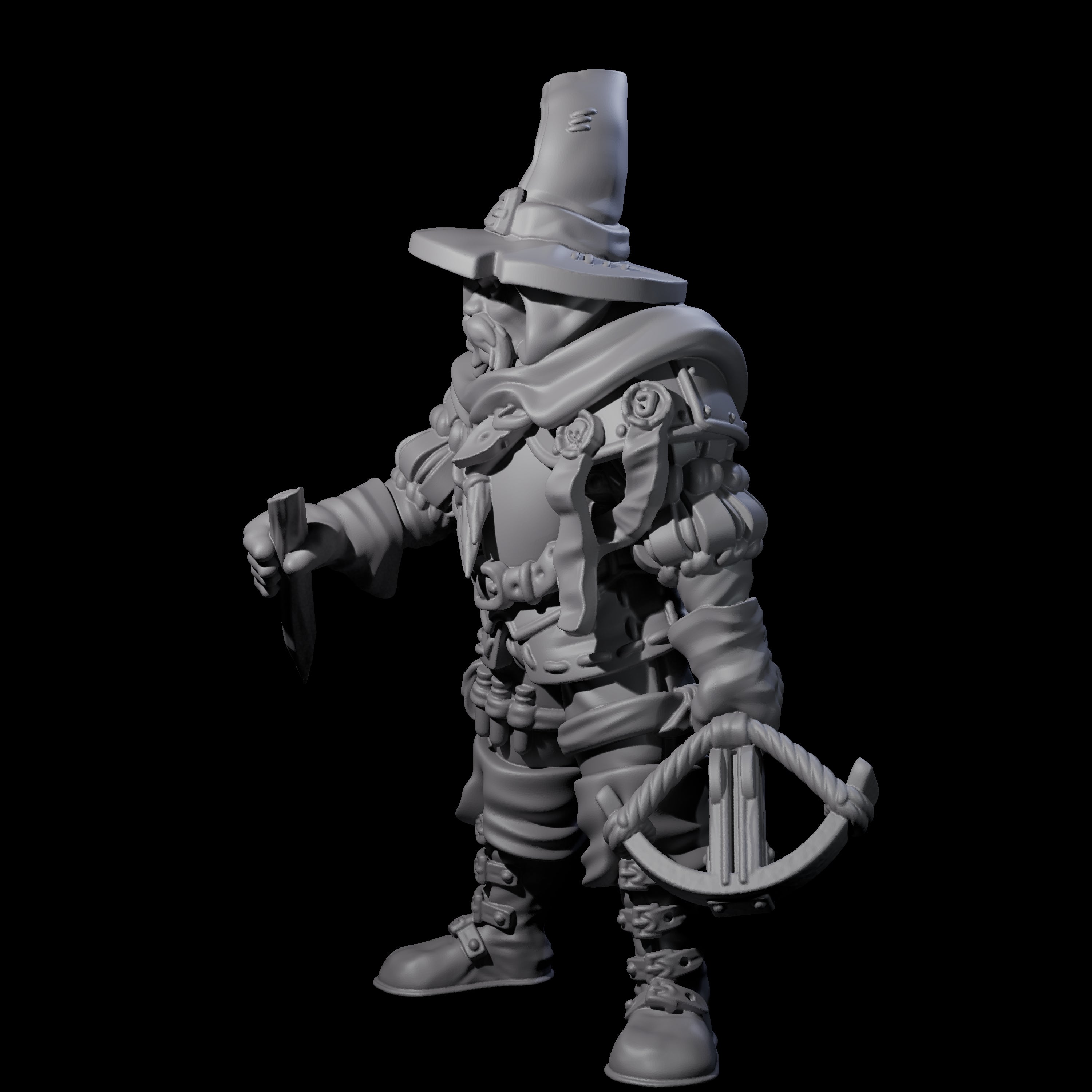 Inquisition Hunter C Miniature for Dungeons and Dragons, Pathfinder or other TTRPGs