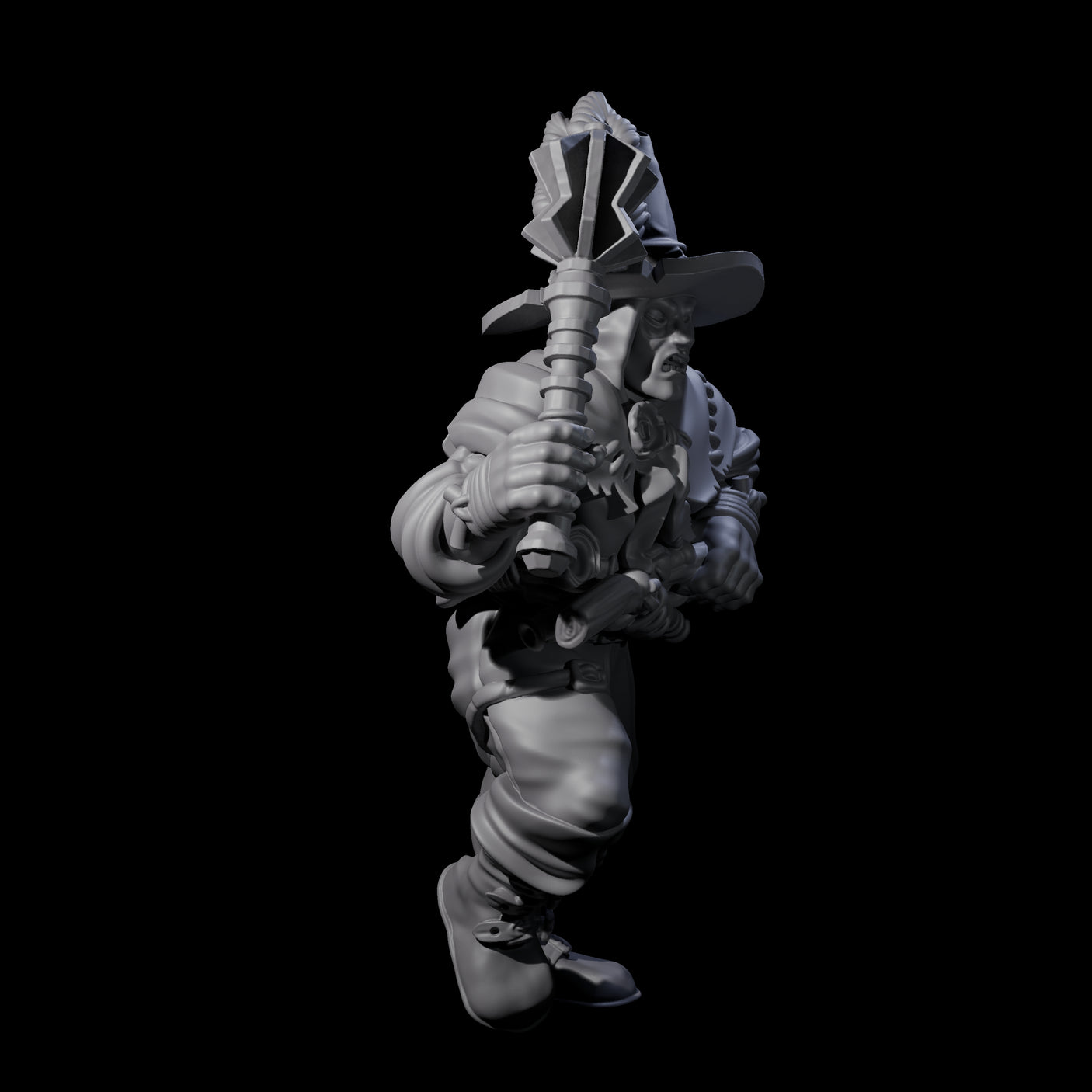 Inquisition Hunter D Miniature for Dungeons and Dragons, Pathfinder or other TTRPGs