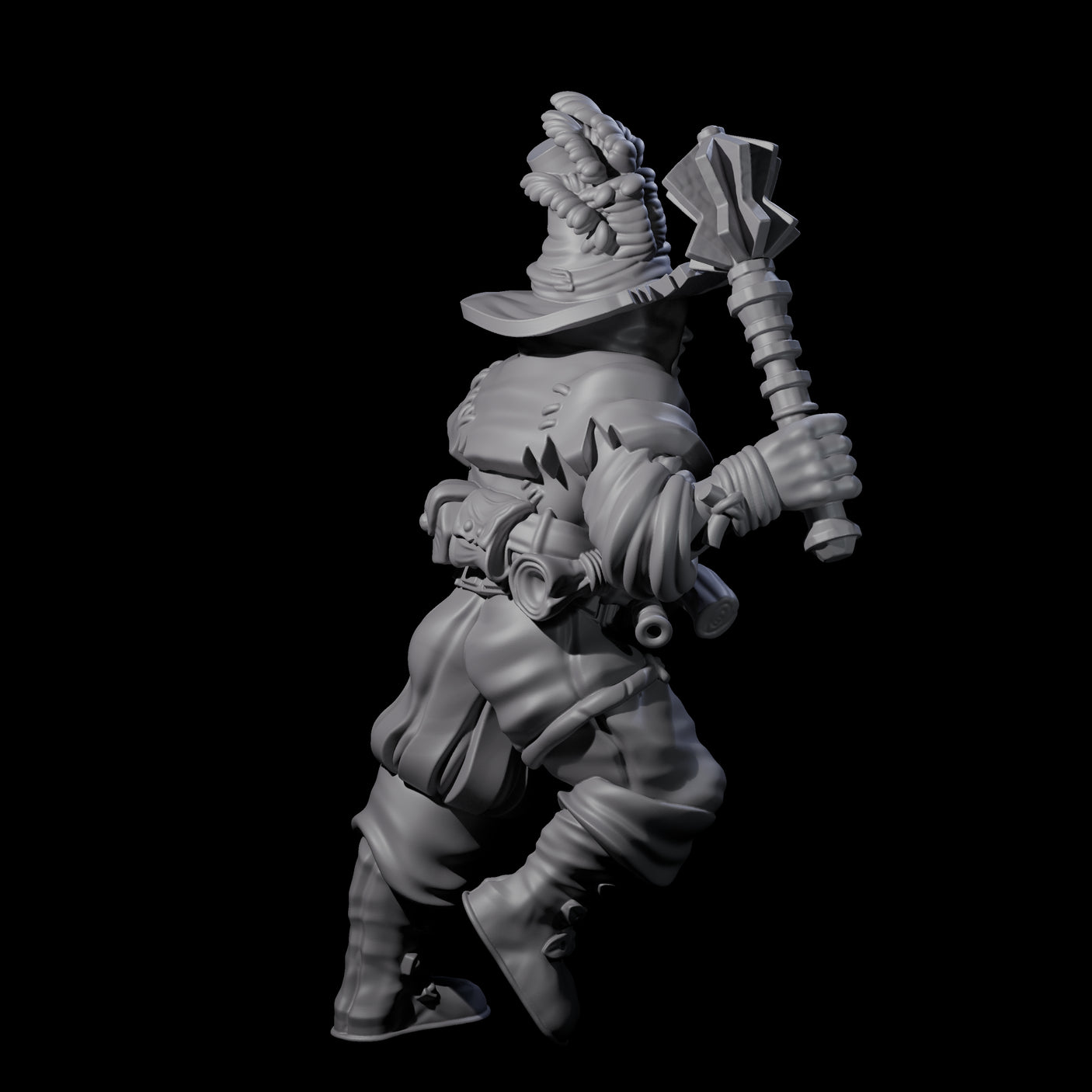 Inquisition Hunter D Miniature for Dungeons and Dragons, Pathfinder or other TTRPGs