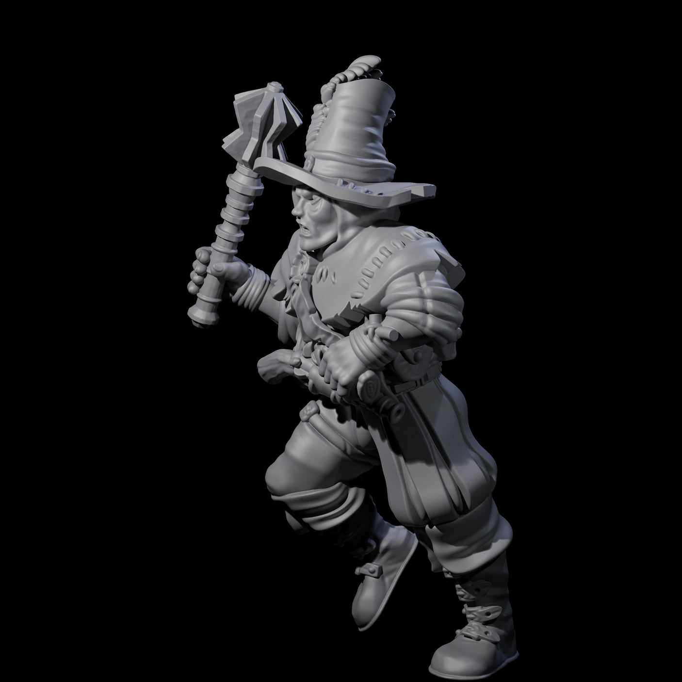 Inquisition Hunter D Miniature for Dungeons and Dragons, Pathfinder or other TTRPGs