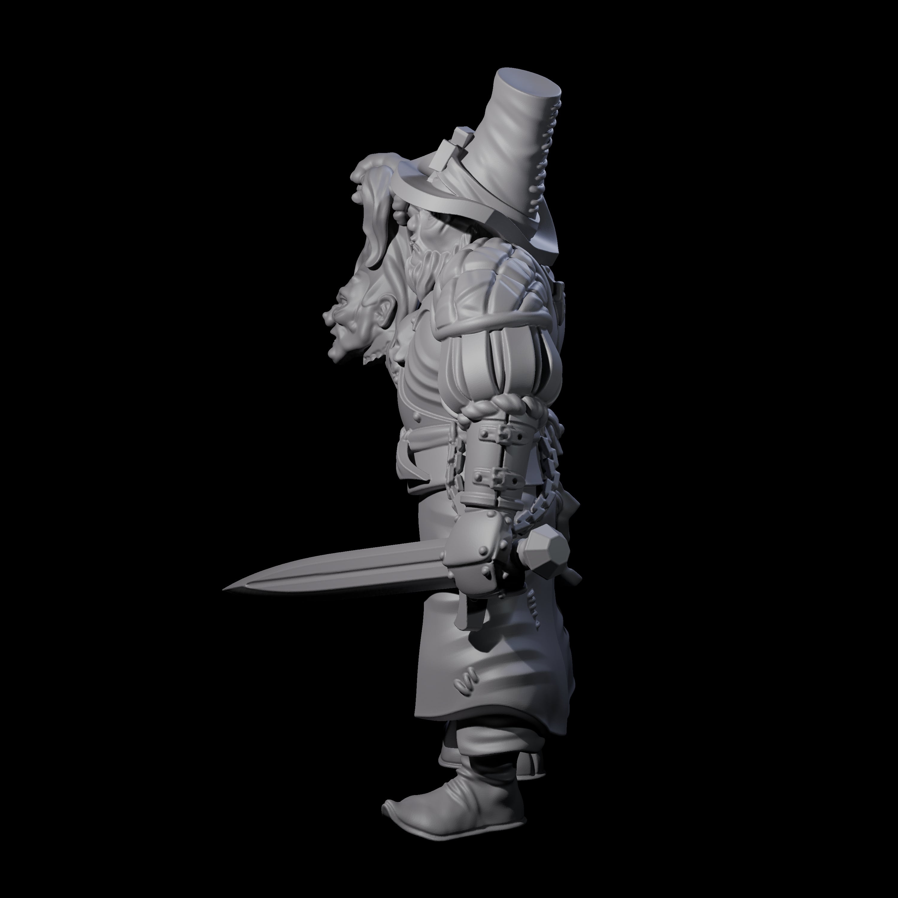 Inquisition Hunter E Miniature for Dungeons and Dragons, Pathfinder or other TTRPGs