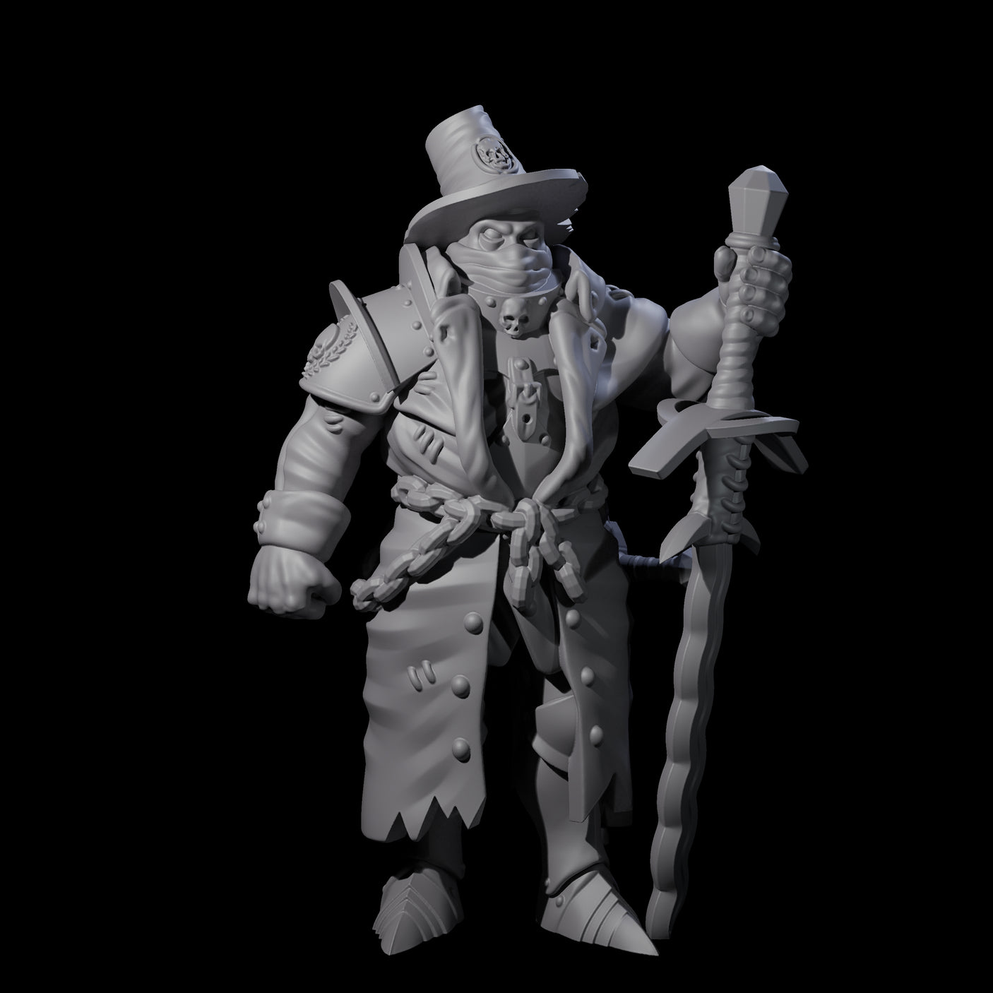 Inquisition Hunter F Miniature for Dungeons and Dragons, Pathfinder or other TTRPGs
