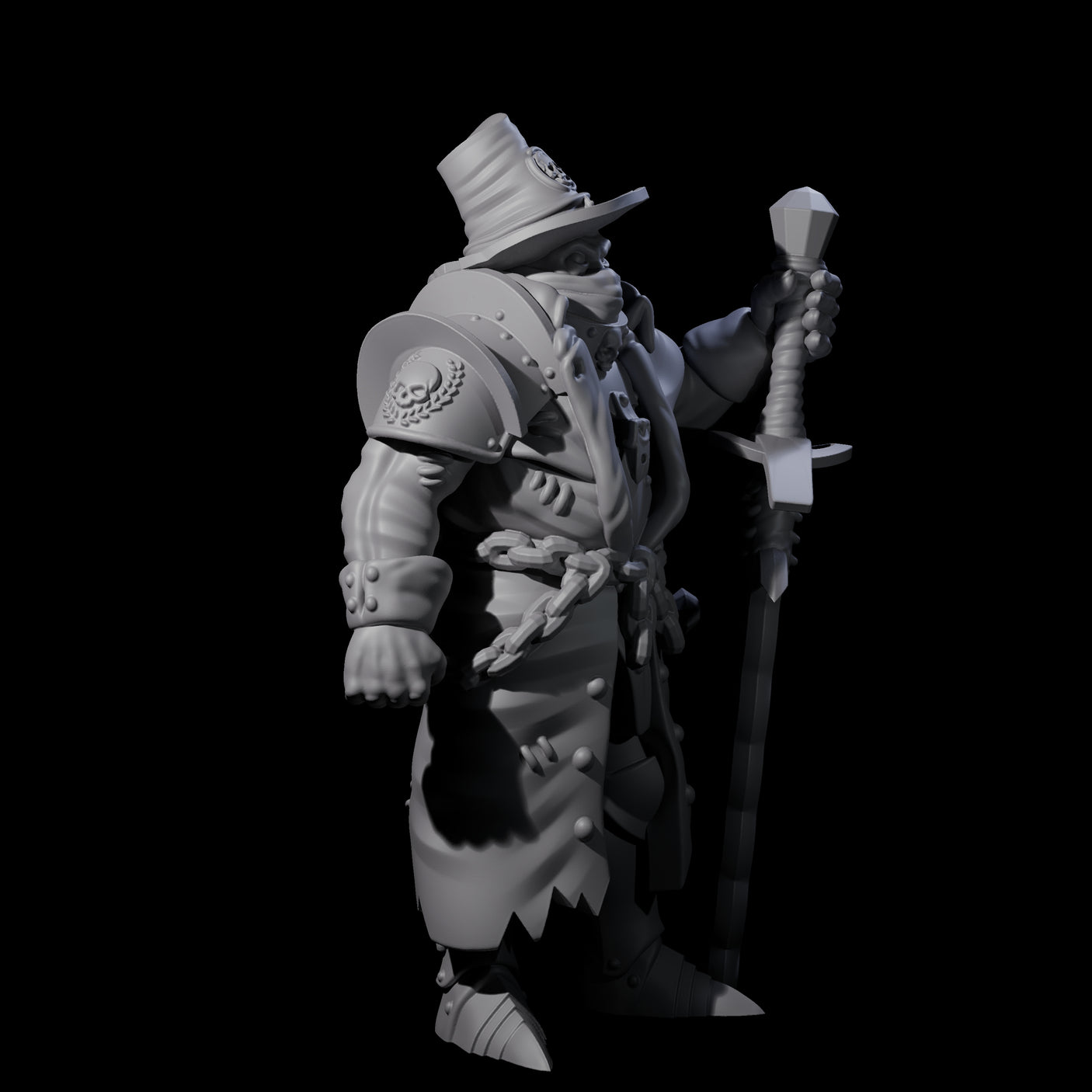 Inquisition Hunter F Miniature for Dungeons and Dragons, Pathfinder or other TTRPGs