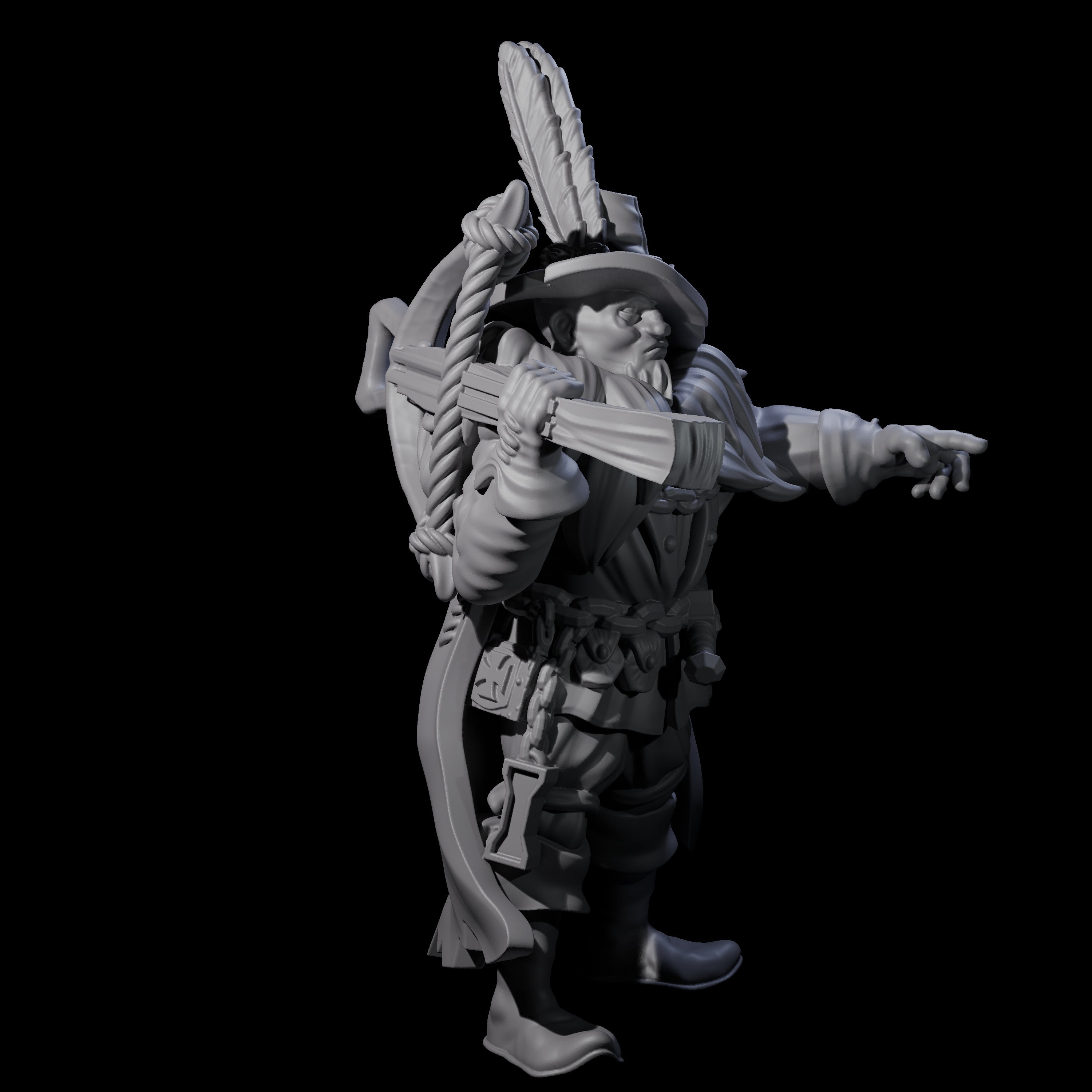 Inquisition Hunter G Miniature for Dungeons and Dragons, Pathfinder or other TTRPGs