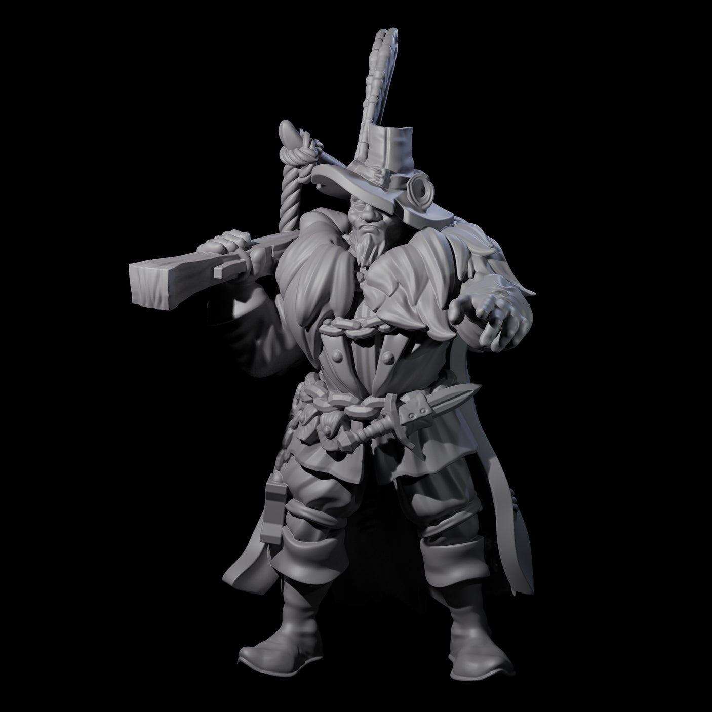 Inquisition Hunter G Miniature for Dungeons and Dragons, Pathfinder or other TTRPGs
