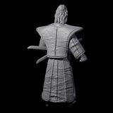 Inquisitive Armourless Samuari Miniature for Dungeons and Dragons, Pathfinder or other TTRPGs