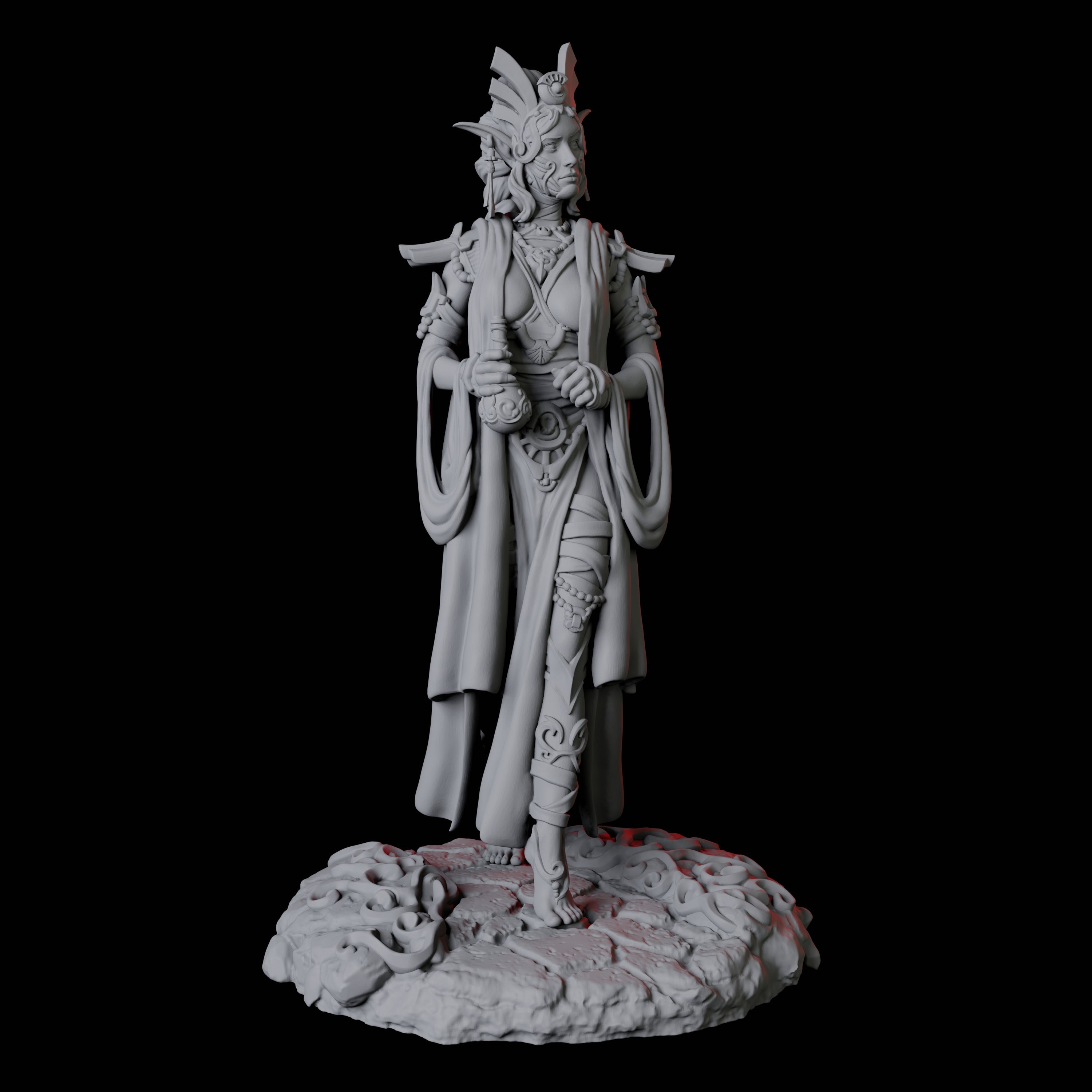 Inquisitive Cleric Miniature for Dungeons and Dragons, Pathfinder or other TTRPGs