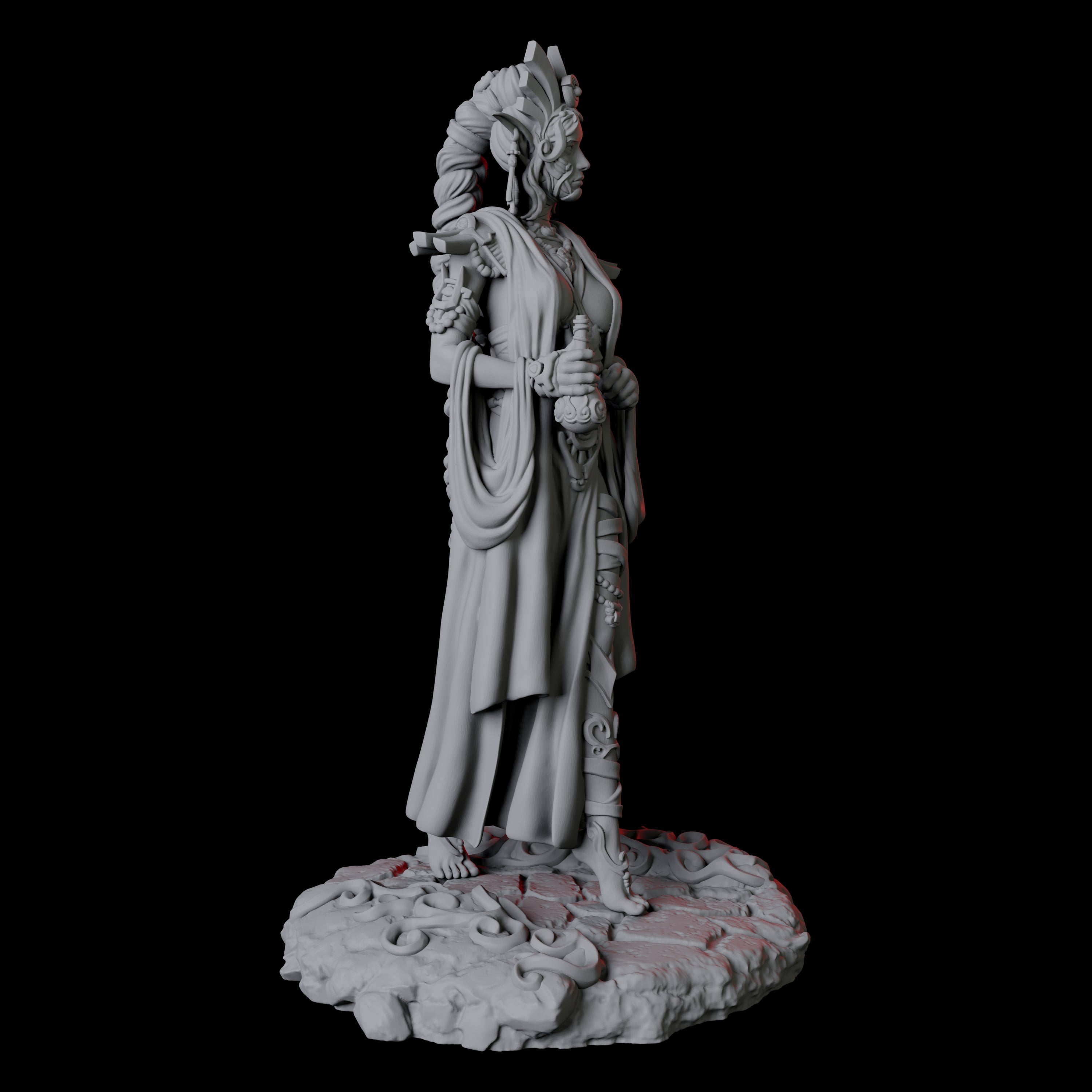 Inquisitive Cleric Miniature for Dungeons and Dragons, Pathfinder or other TTRPGs