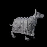 Inquisitive Dog B Miniature for Dungeons and Dragons, Pathfinder or other TTRPGs