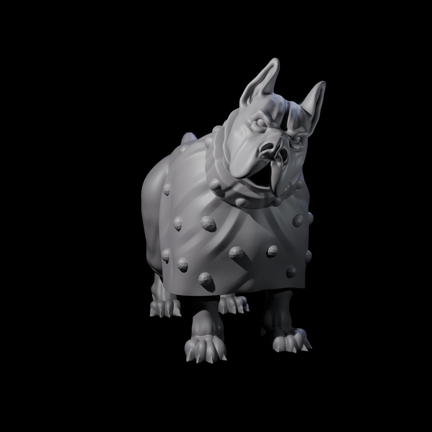Inquisitive Dog C Miniature for Dungeons and Dragons, Pathfinder or other TTRPGs