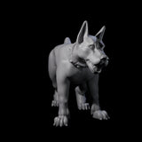 Inquisitive Dog D Miniature for Dungeons and Dragons, Pathfinder or other TTRPGs