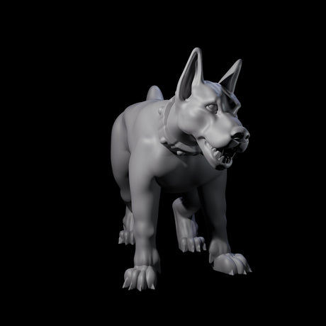 Inquisitive Dog D Miniature for Dungeons and Dragons, Pathfinder or other TTRPGs