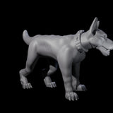Inquisitive Dog D Miniature for Dungeons and Dragons, Pathfinder or other TTRPGs