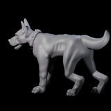 Inquisitive Dog D Miniature for Dungeons and Dragons, Pathfinder or other TTRPGs