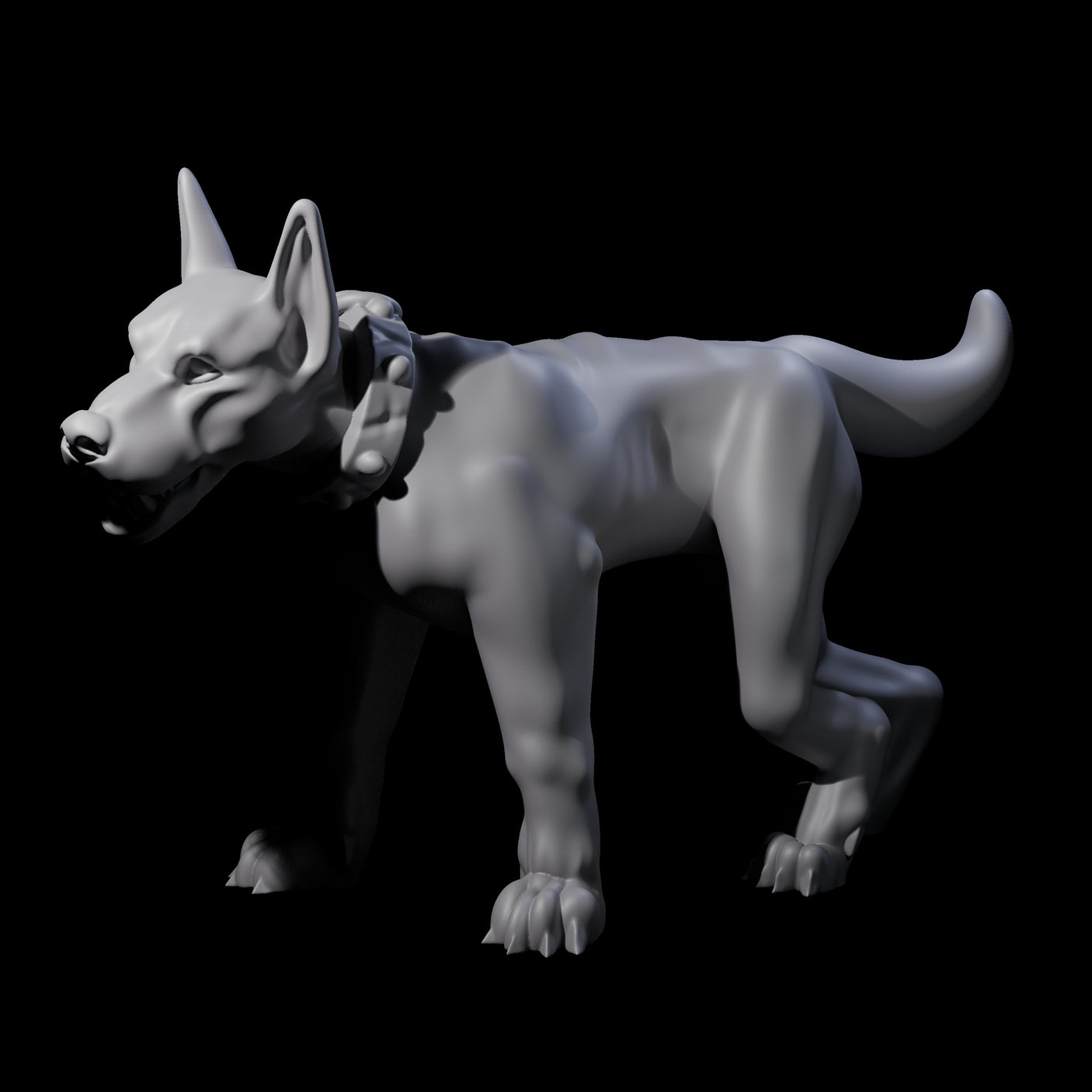 Inquisitive Dog D Miniature for Dungeons and Dragons, Pathfinder or other TTRPGs