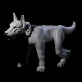 Inquisitive Dog D Miniature for Dungeons and Dragons, Pathfinder or other TTRPGs