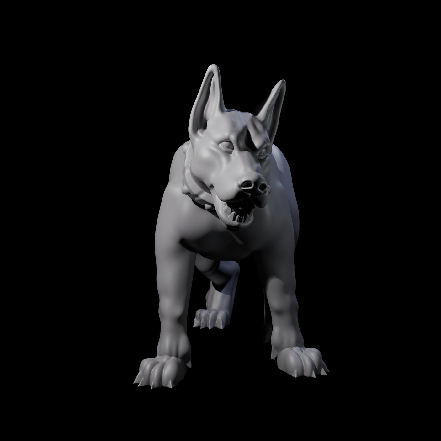 Inquisitive Dog D Miniature for Dungeons and Dragons, Pathfinder or other TTRPGs