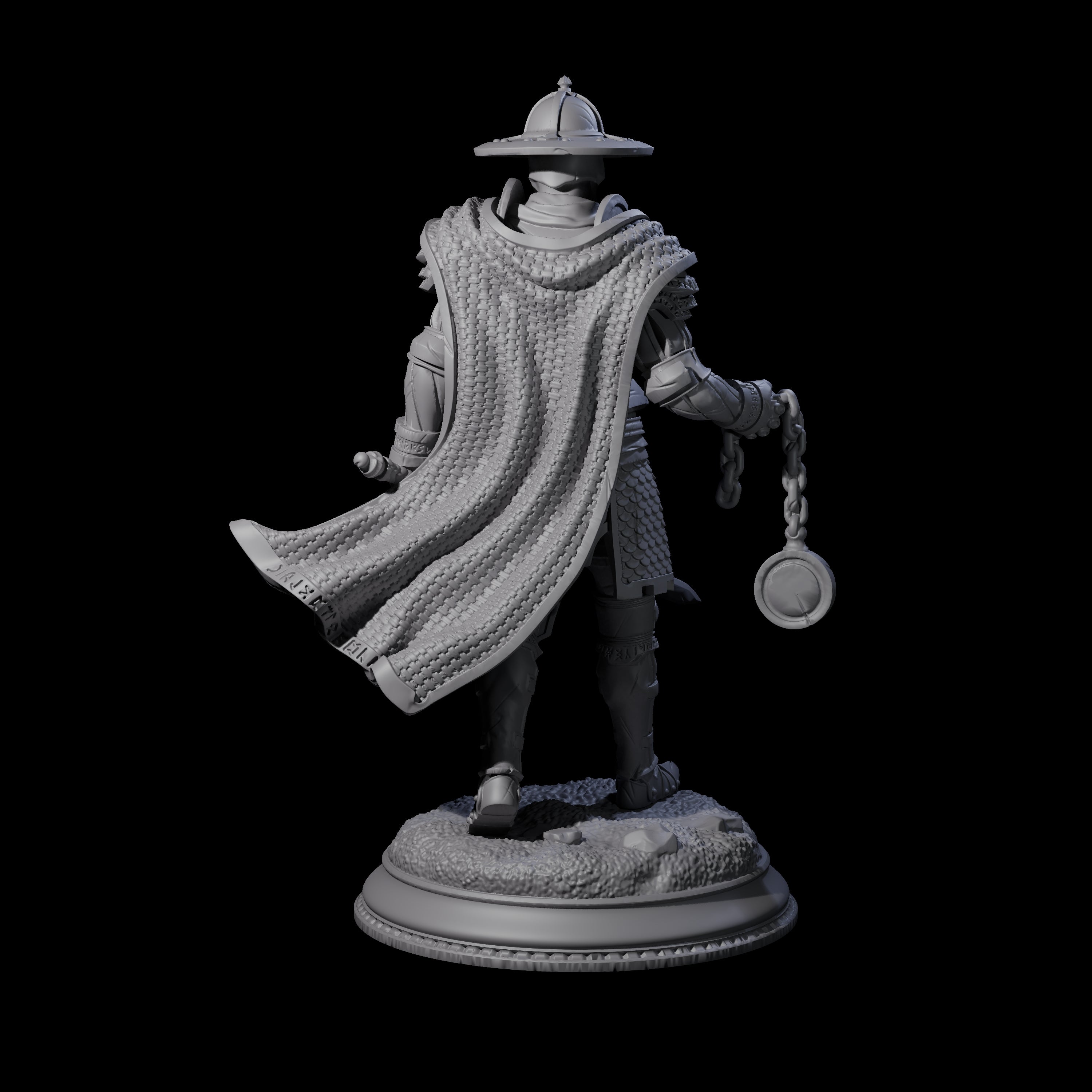 Inquisitor Knight A Miniature for Dungeons and Dragons, Pathfinder or other TTRPGs
