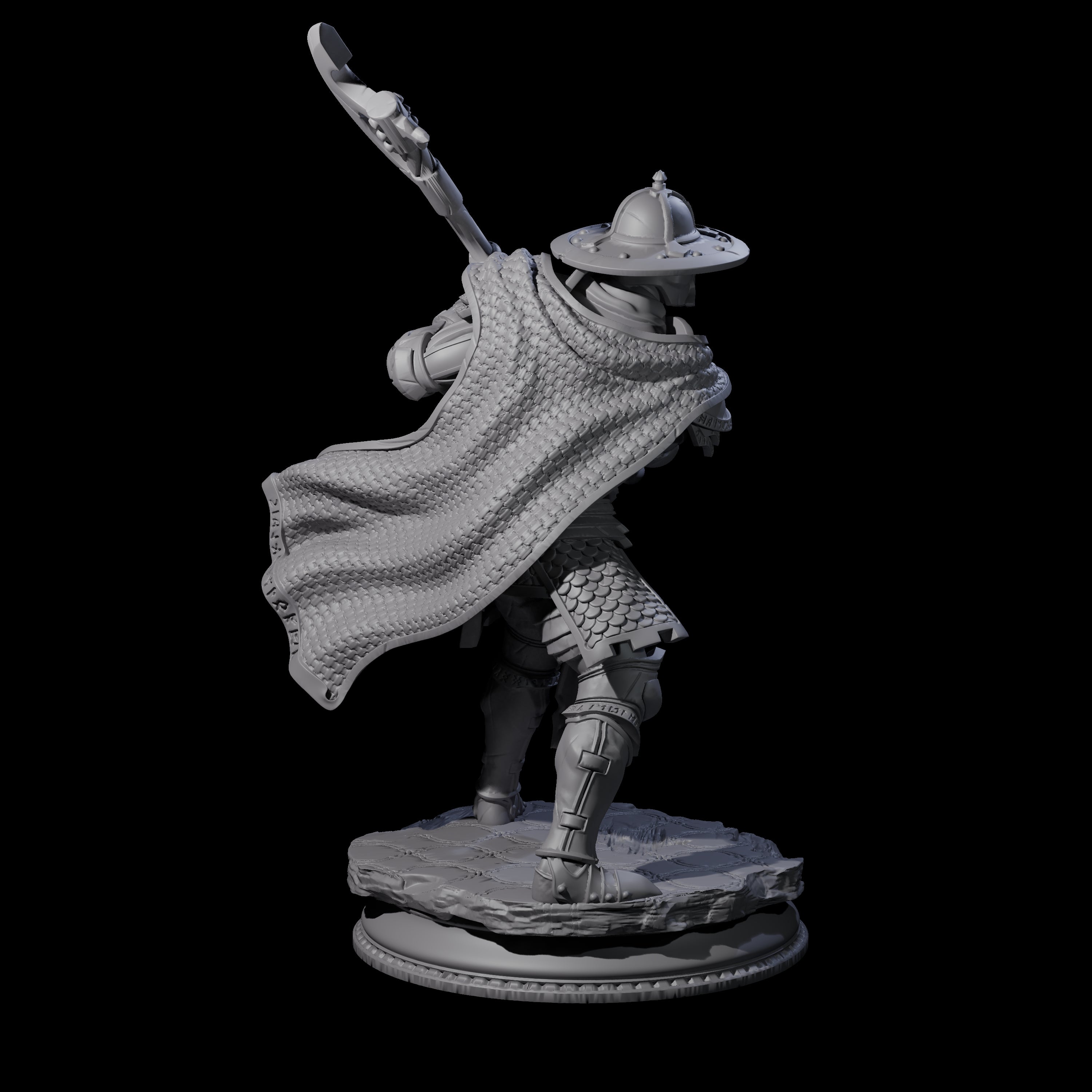 Inquisitor Knight B Miniature for Dungeons and Dragons, Pathfinder or other TTRPGs