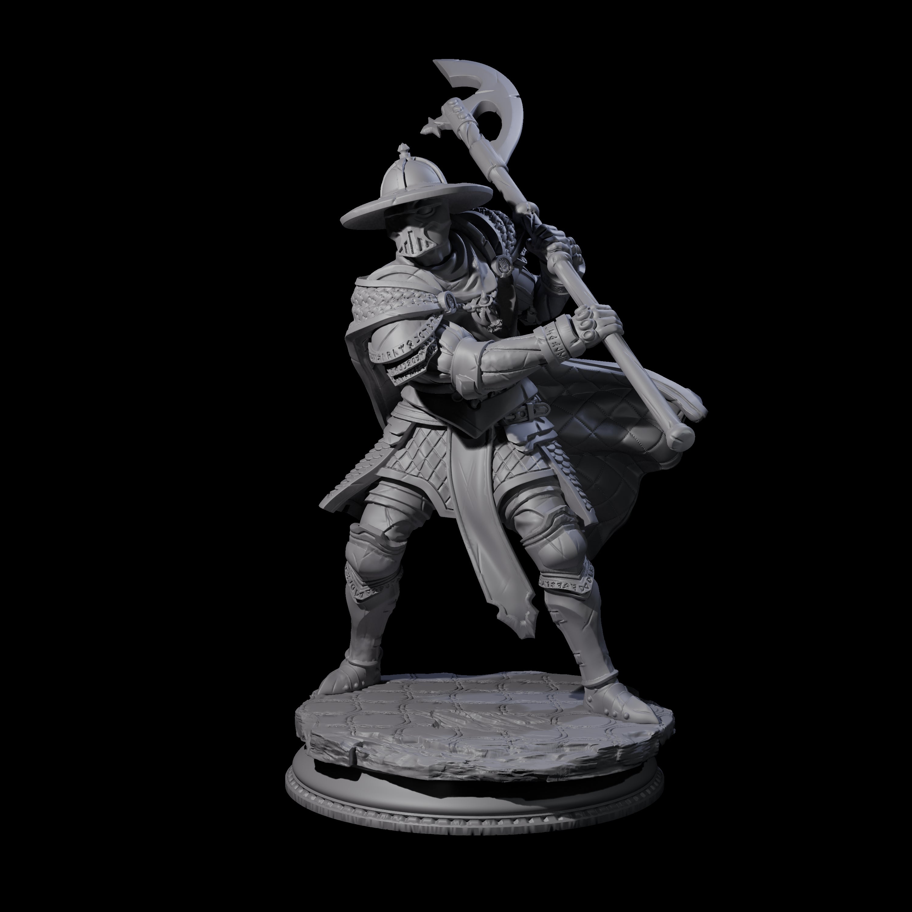 Inquisitor Knight B Miniature for Dungeons and Dragons, Pathfinder or other TTRPGs