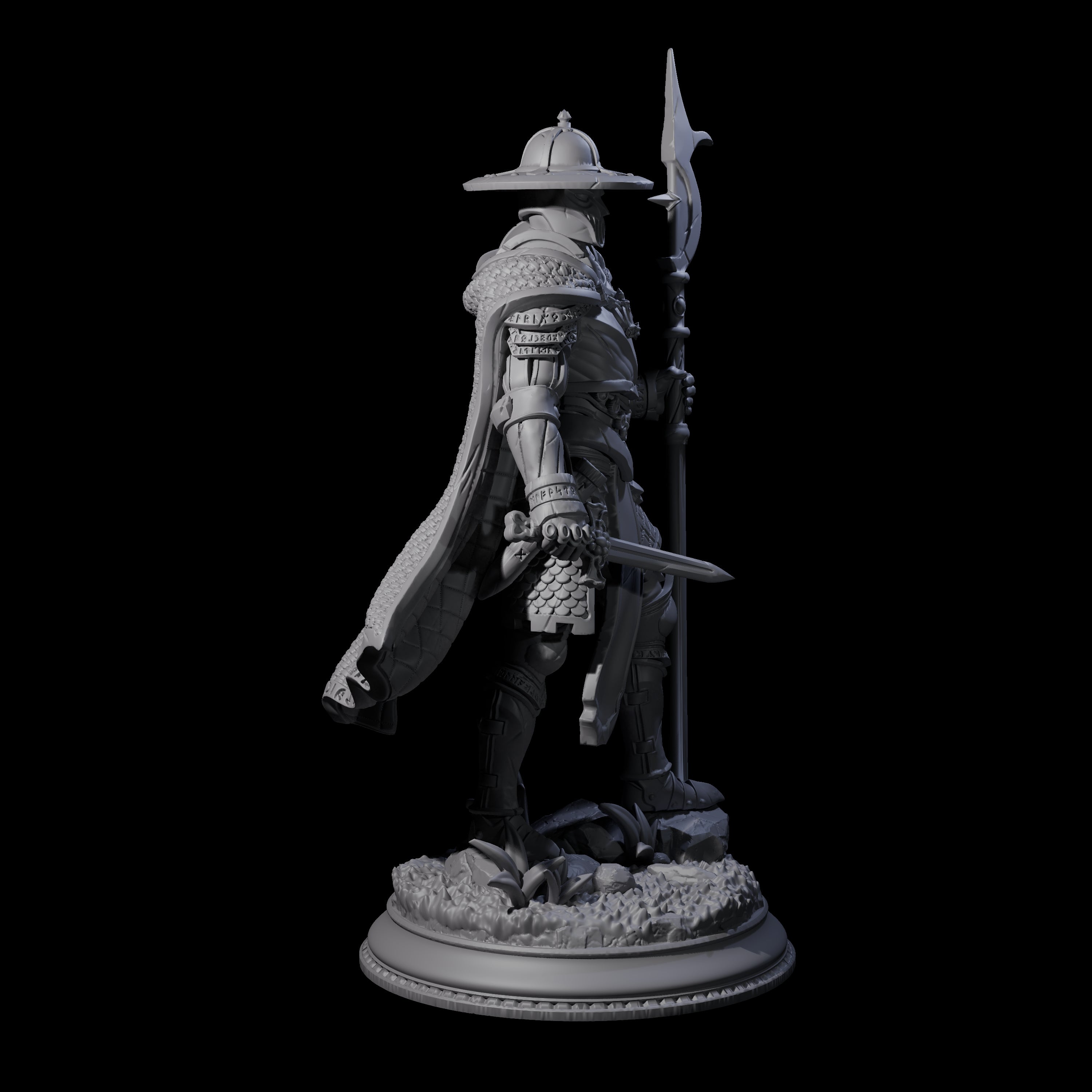 Inquisitor Knight C Miniature for Dungeons and Dragons, Pathfinder or other TTRPGs