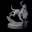 Insane Goblin Worg Rider B Miniature for Dungeons and Dragons, Pathfinder or other TTRPGs