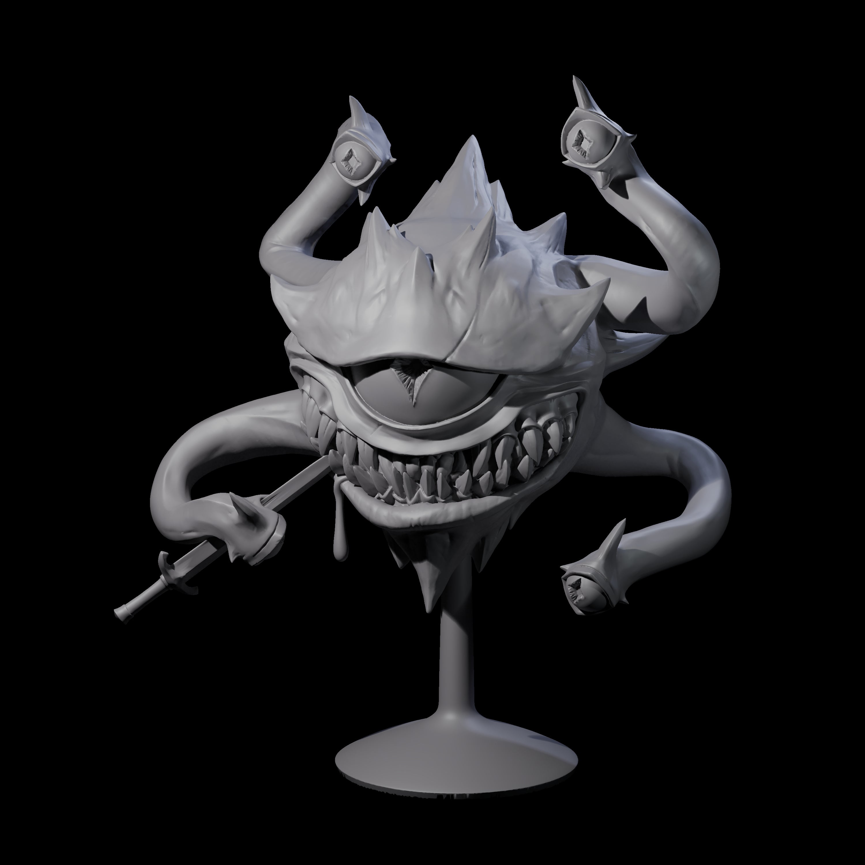 Insane Spectator E Miniature for Dungeons and Dragons, Pathfinder or other TTRPGs
