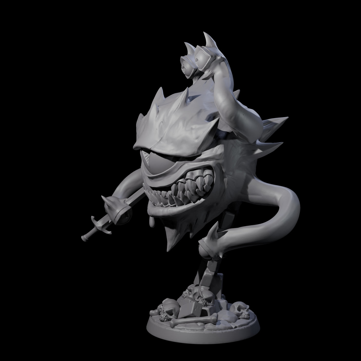 Insane Spectator E Miniature for Dungeons and Dragons, Pathfinder or other TTRPGs