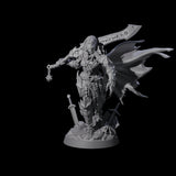 Intense Orc War Matron Miniature for Dungeons and Dragons, Pathfinder or other TTRPGs