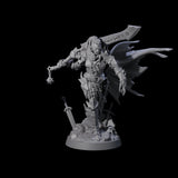 Intense Orc War Matron Miniature for Dungeons and Dragons, Pathfinder or other TTRPGs