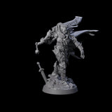 Intense Orc War Matron Miniature for Dungeons and Dragons, Pathfinder or other TTRPGs