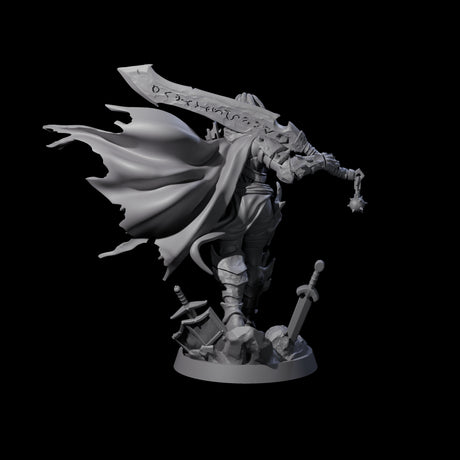 Intense Orc War Matron Miniature for Dungeons and Dragons, Pathfinder or other TTRPGs