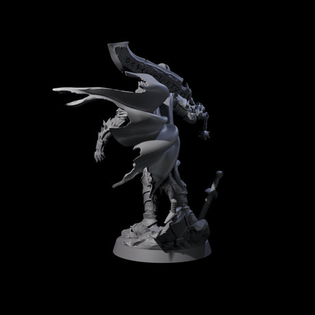Intense Orc War Matron Miniature for Dungeons and Dragons, Pathfinder or other TTRPGs