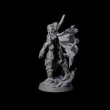 Intense Orc War Matron Miniature for Dungeons and Dragons, Pathfinder or other TTRPGs