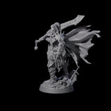 Intense Orc War Matron Miniature for Dungeons and Dragons, Pathfinder or other TTRPGs