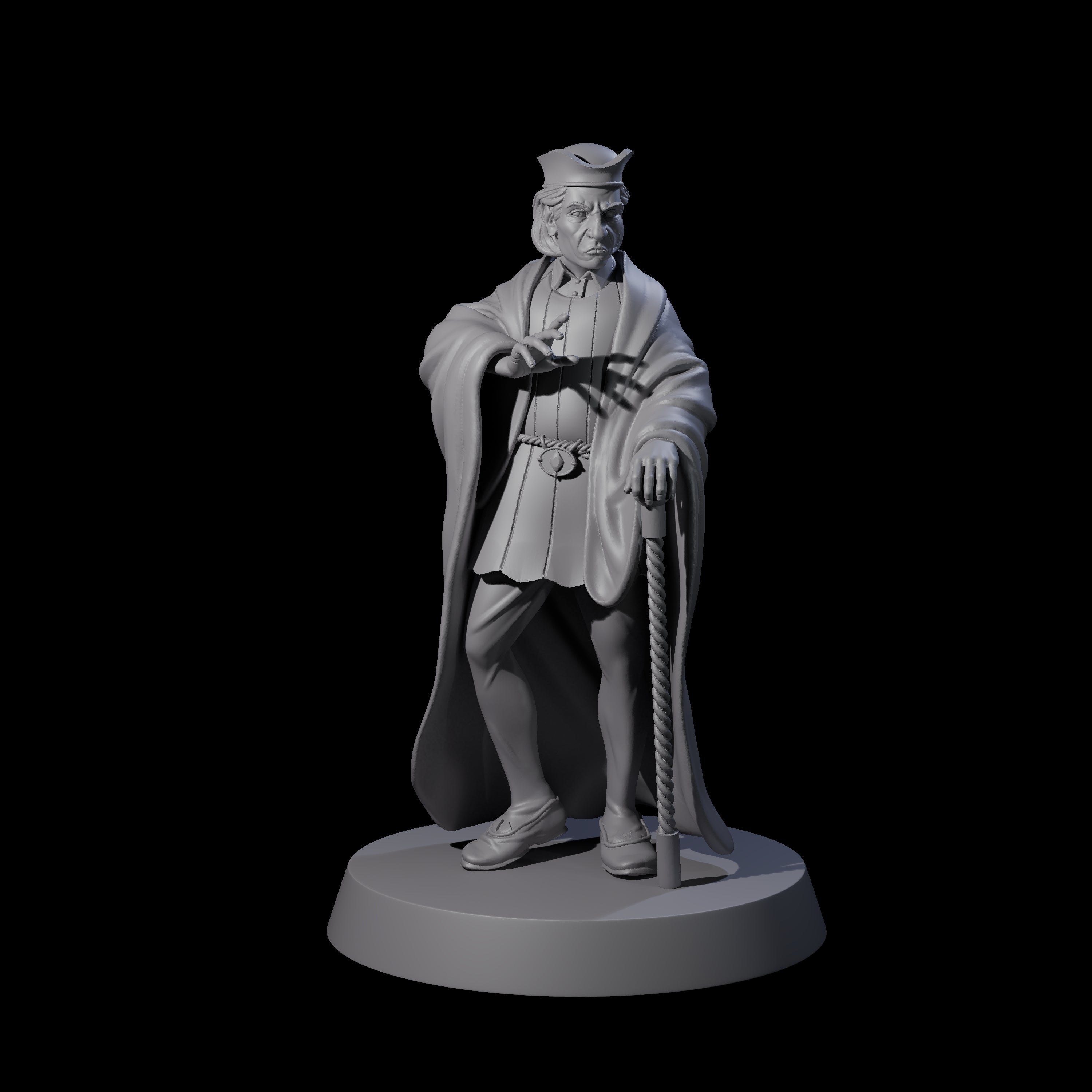 Interesting Senior Advisor Miniature for Dungeons and Dragons, Pathfinder or other TTRPGs