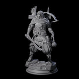 Intrepid Desert Warforged Archer Miniature for Dungeons and Dragons, Pathfinder or other TTRPGs