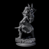 Intrepid Desert Warforged Archer Miniature for Dungeons and Dragons, Pathfinder or other TTRPGs