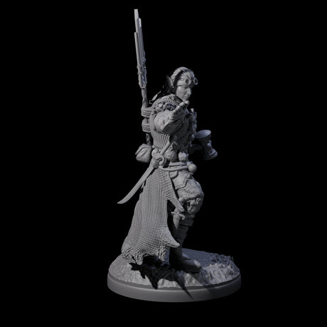 Intrepid Elf Artificer Miniature for Dungeons and Dragons, Pathfinder or other TTRPGs