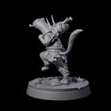 Intrepid Ferret Messenger Miniature for Dungeons and Dragons, Pathfinder or other TTRPGs