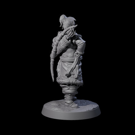 Intrepid Ice Clan Villager A Miniature for Dungeons and Dragons, Pathfinder or other TTRPGs