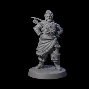 Intrepid Ice Clan Villager A Miniature for Dungeons and Dragons, Pathfinder or other TTRPGs