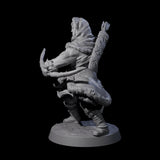 Intrepid Ice Clan Villager B Miniature for Dungeons and Dragons, Pathfinder or other TTRPGs