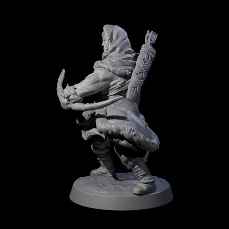 Intrepid Ice Clan Villager B Miniature for Dungeons and Dragons, Pathfinder or other TTRPGs