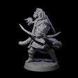 Intrepid Ice Clan Villager B Miniature for Dungeons and Dragons, Pathfinder or other TTRPGs