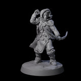 Intrepid Ice Clan Villagers Miniature for Dungeons and Dragons, Pathfinder or other TTRPGs