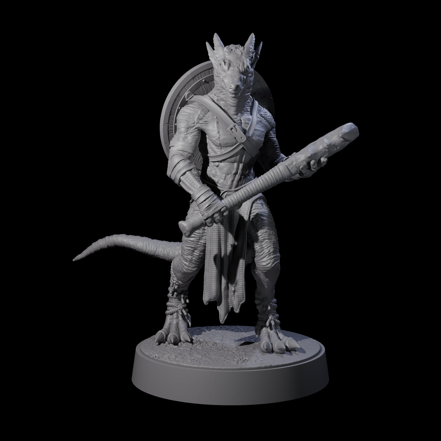Intrepid Kobold Scout E Miniature for Dungeons and Dragons, Pathfinder or other TTRPGs